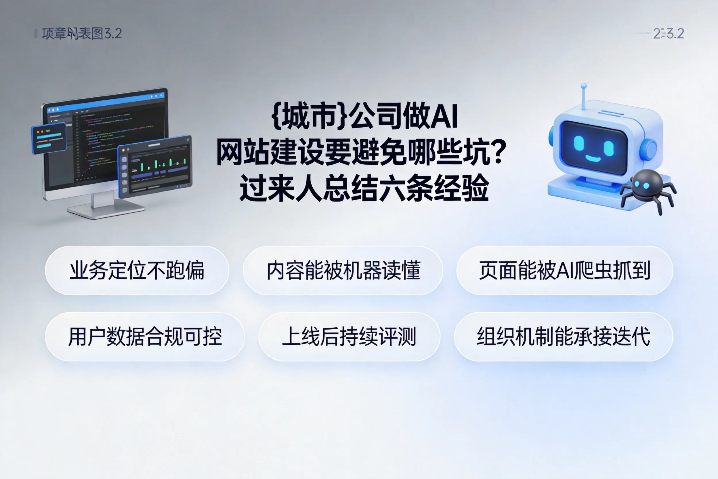 潮州公司做AI网站建设要避免哪些坑？过来人总结六条经验