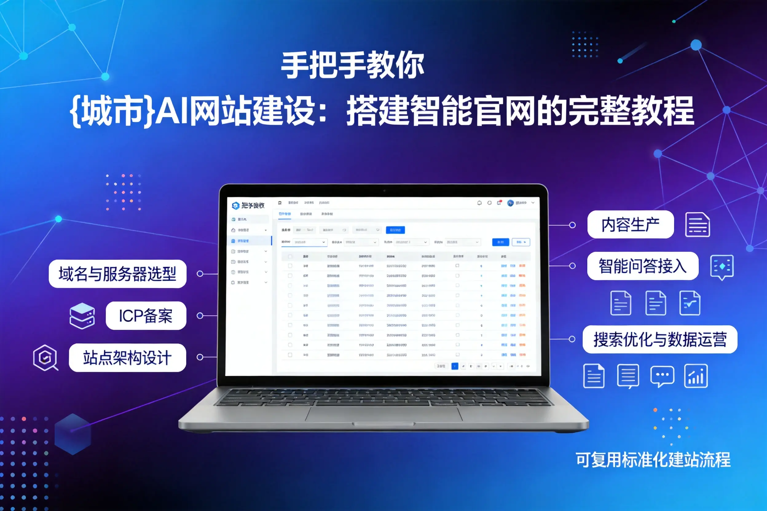 手把手教你潮州AI网站建设：搭建智能官网的完整教程