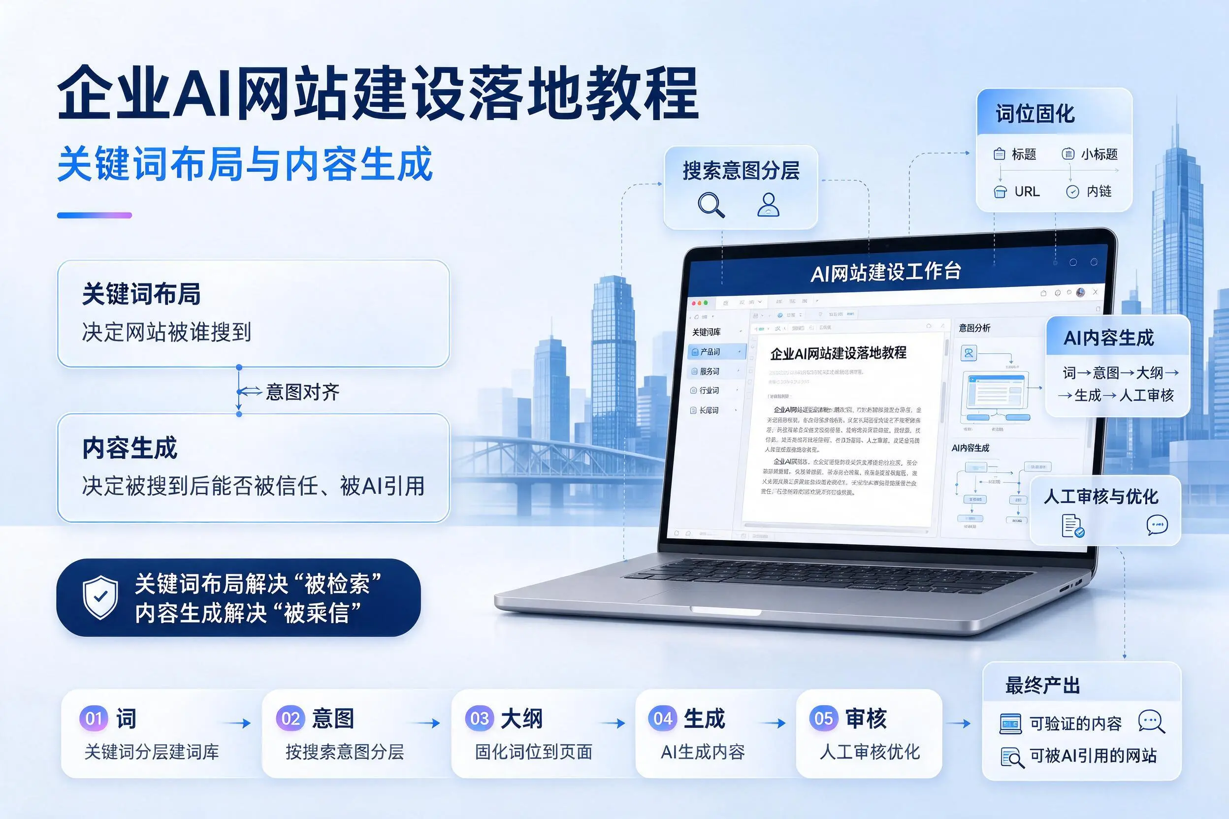 潮州企业AI网站建设落地教程：关键词布局与内容生成